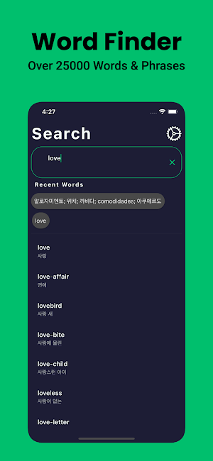 Korean Dictionary English Screenshot 2