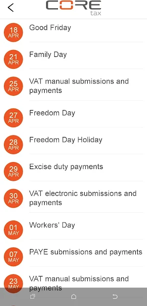 Core Tax App Screenshot 1