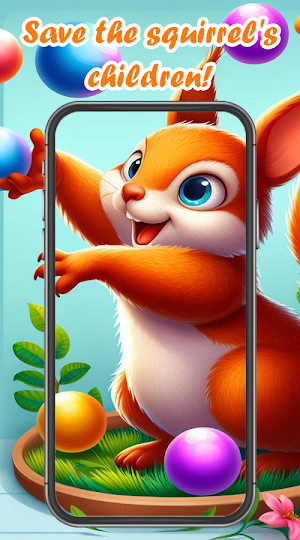 Squirrel Bubble Shooter Screenshot 1