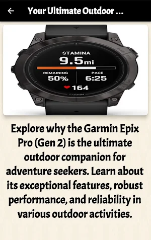 garmin epix pro guide Screenshot 1