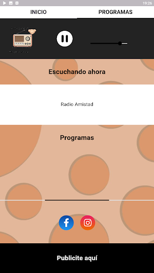Radio Amistad Screenshot 1