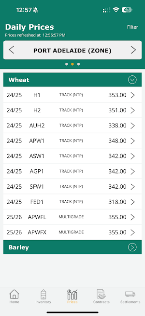 AGE - Australian Grain Export Screenshot 2