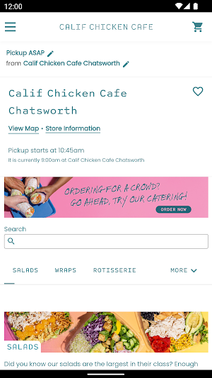 Calif Chicken Cafe Screenshot 2