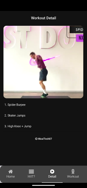 HIIT Cardio Workout Screenshot 3