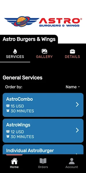 Astro Burgers & Wings Screenshot 0