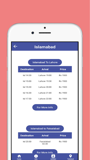 Faisal Movers Online Booking Screenshot 1