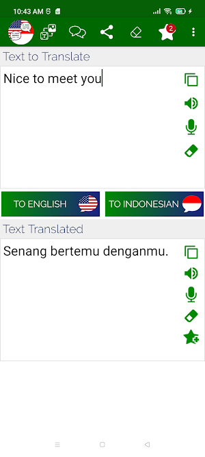 Indonesian English Translator Screenshot 0