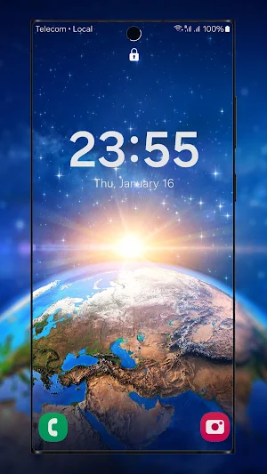3D Earth Live Wallpaper Screenshot 2