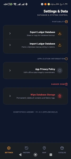 ScentStock Ledger Screenshot 3