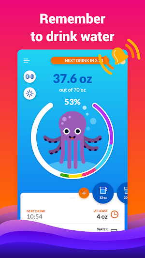 Drink Water app: water tracker & drinking reminder Screenshot 1