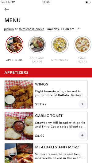 Third Coast Pizza Rewards Screenshot 2