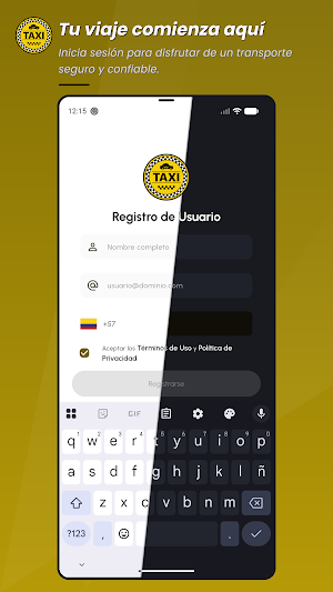 Taxis Seguros Tame Screenshot 0