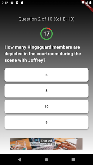 Game of Thrones Trivia Quiz Screenshot 0