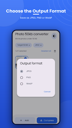 Photo 50kb 500kb Converter Screenshot 2