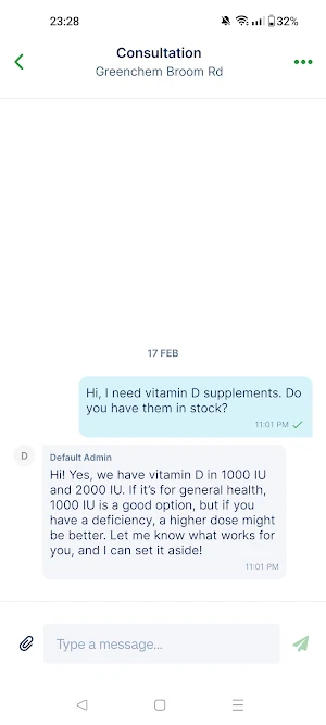 Greenchem Pharmacy Screenshot 2