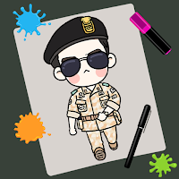 Step by Step Army Suit Drawing