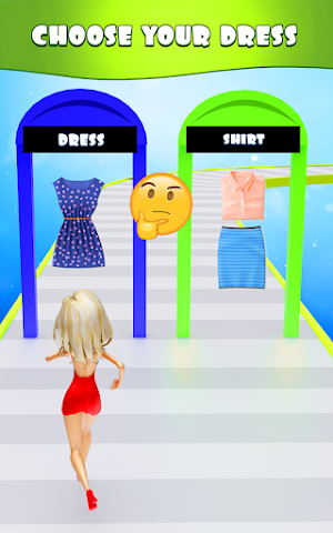 Fashion Games DressUp Doll Run Screenshot 2
