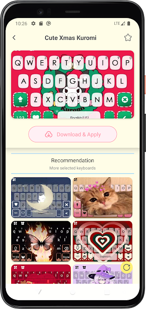 Taply Keyboard-Cute Typing Screenshot 3