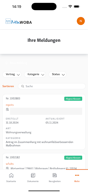 WEA - Mein Zuhause ist NEUWOBA Screenshot 2