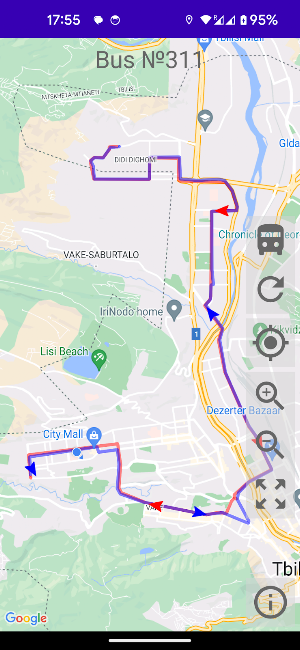 TbilisiBus Screenshot 1