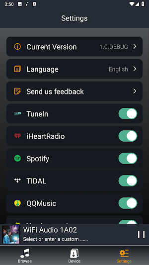 iAudioCloud Screenshot 2