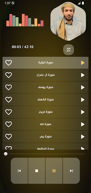 قران بصوت محمد الفقيه بدون نت Screenshot 1