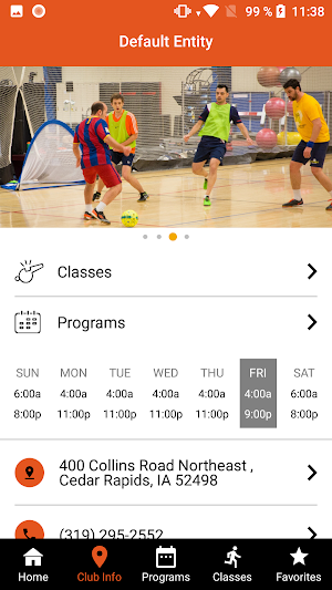 Collins Aerospace Rec Center Screenshot 2