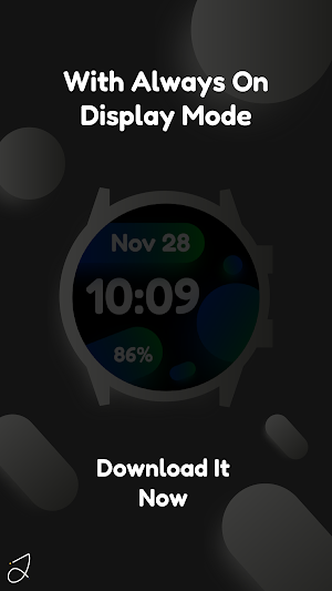 Simple Glob Watch Face Screenshot 3