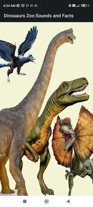 Dinosaurs Zoo:Sounds and Facts Screenshot 1