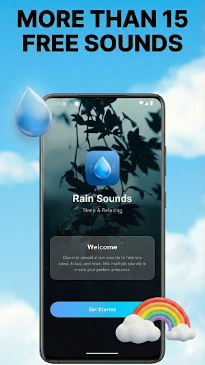 Rain Sounds: Sleep & Relaxing Screenshot 1