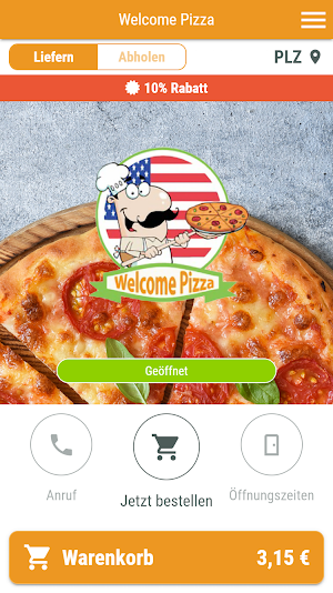Welcome Pizza Screenshot 0