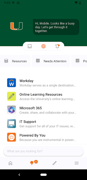 UMiami Hub Screenshot 2
