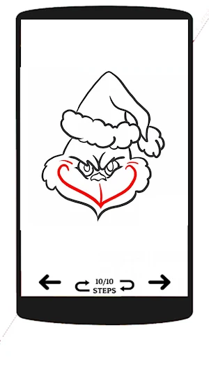 How To Draw The Grinch Screenshot 1