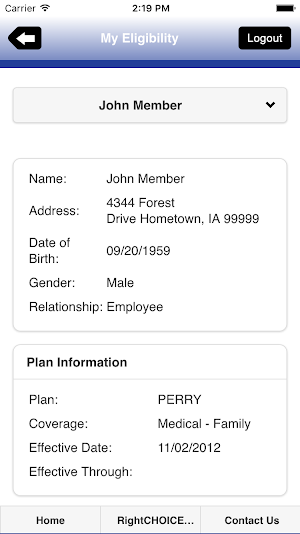 RightCHOICE Mobile Screenshot 3