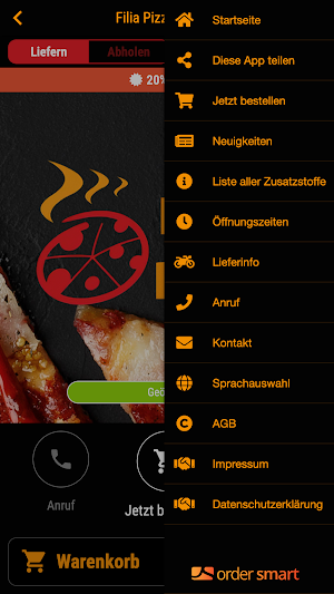 Filia Pizza Leipzig Screenshot 2