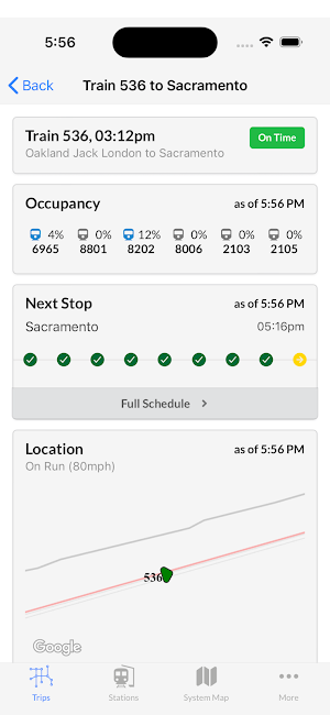Cal-Ride Screenshot 2