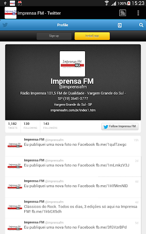 Imprensa FM Screenshot 1