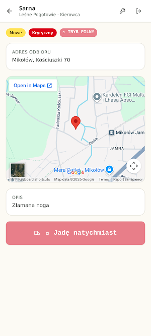 Leśne Pogotowie Transport Screenshot 0