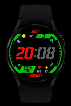SportMini Watch Face Wear OS Screenshot 1