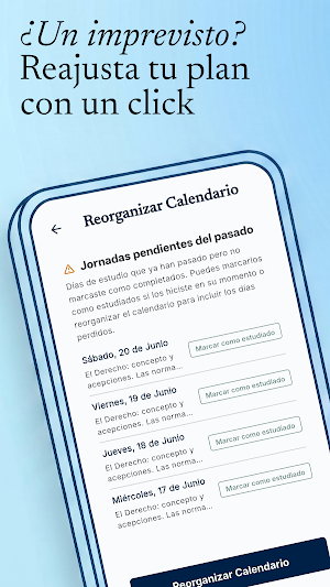 OpoZulo: Planifica Oposiciones Screenshot 2