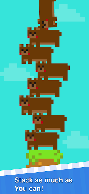Pretty Sad Animal Tower - Easy Screenshot 2