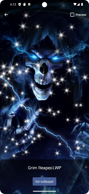 Grim Reaper live wallpaper Screenshot 0