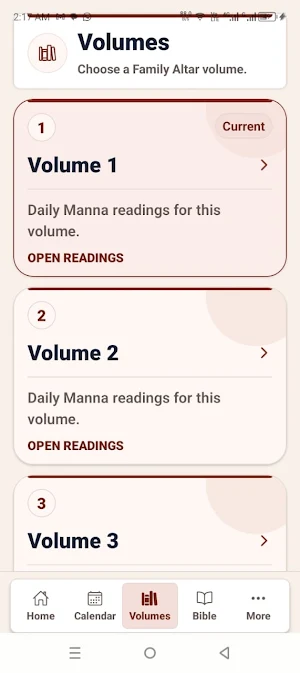 The Family Altar - Daily Manna Screenshot 2