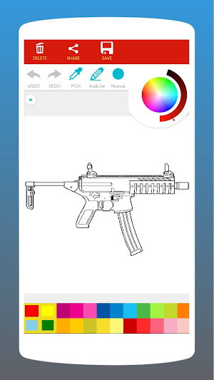 War Weapons Coloring Book Screenshot 0