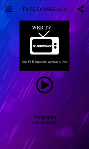 Tv Fe Evangelica Screenshot 1