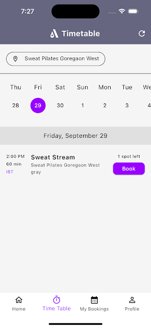Sweat Fit Wellness Screenshot 2