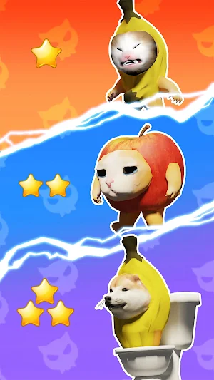 Banana Food Run: Merge Master Screenshot 1