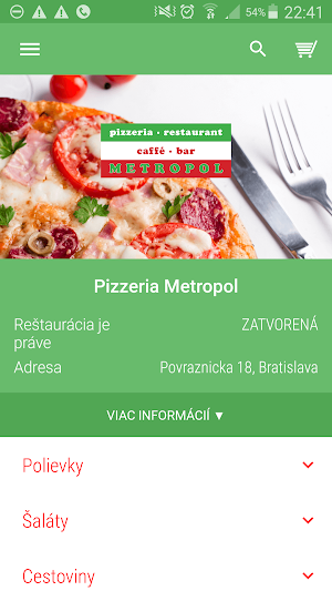 Pizzeria Metropol Bratislava Screenshot 0