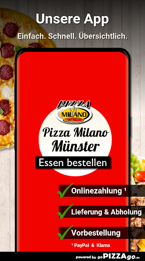Pizza Milano Münster Screenshot 0