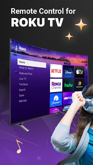 Remote Control for RokuTV Screenshot 0